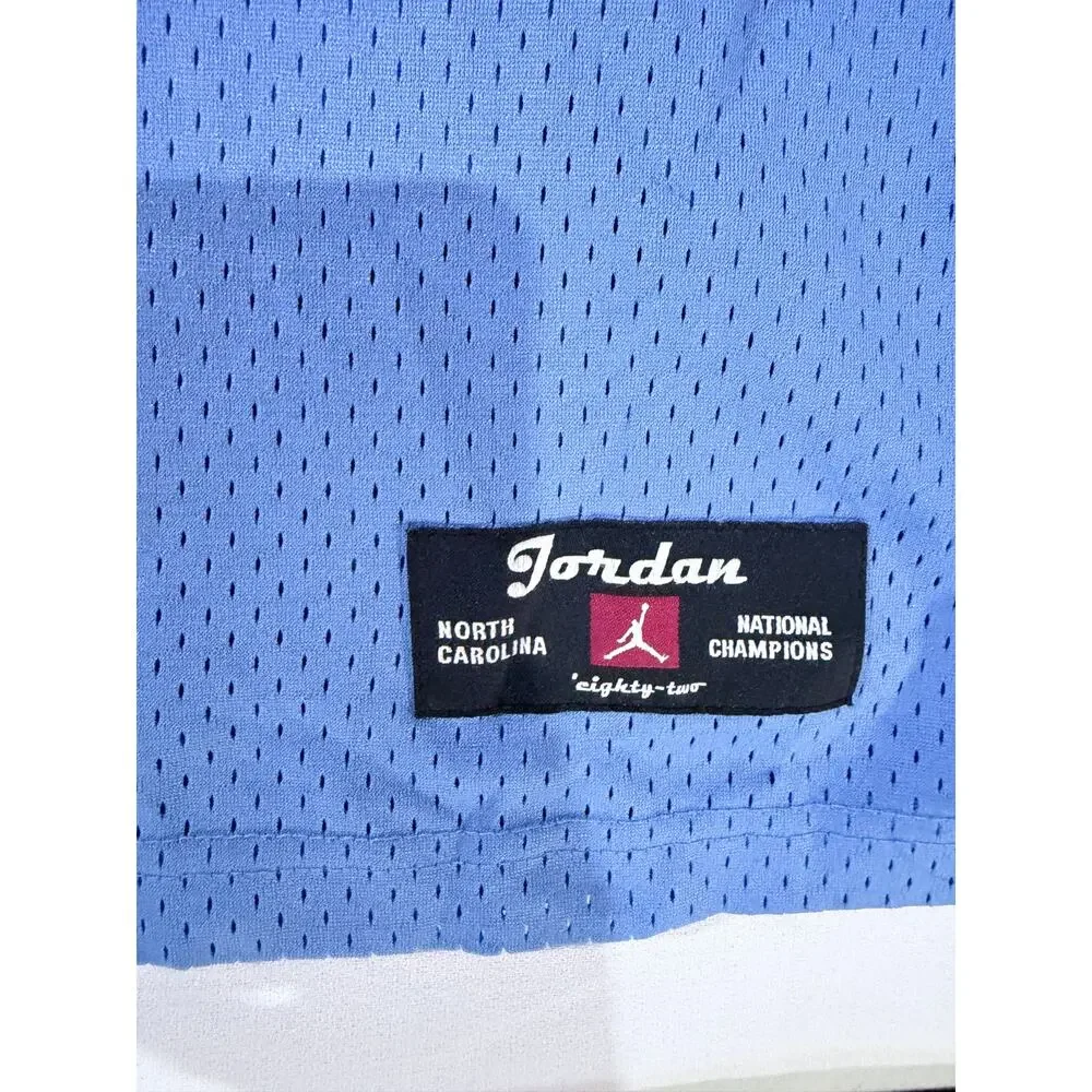 Jordan North Carolina Tar Heels blue basketball jersey
